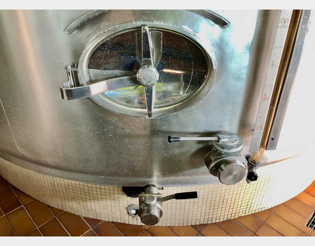 316L stainless steel tank - Agitated - Flat bottom inclined 2%