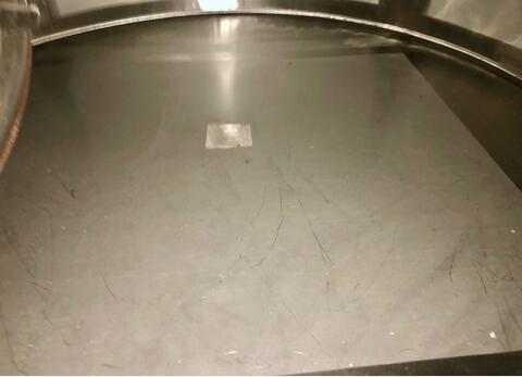 316L stainless steel tank - Vertical cylindrical - Flat bottom on feet