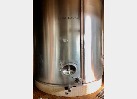 316L stainless steel tank - Agitated - Flat bottom inclined 2%