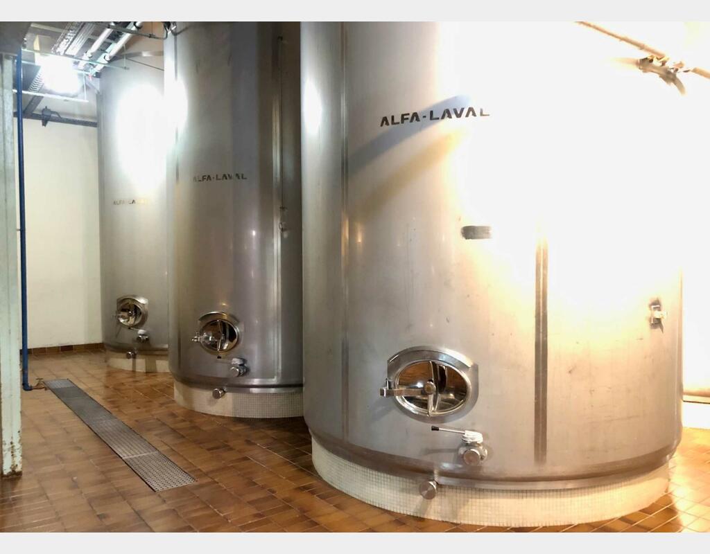 316L stainless steel tank - Vertical cylindrical