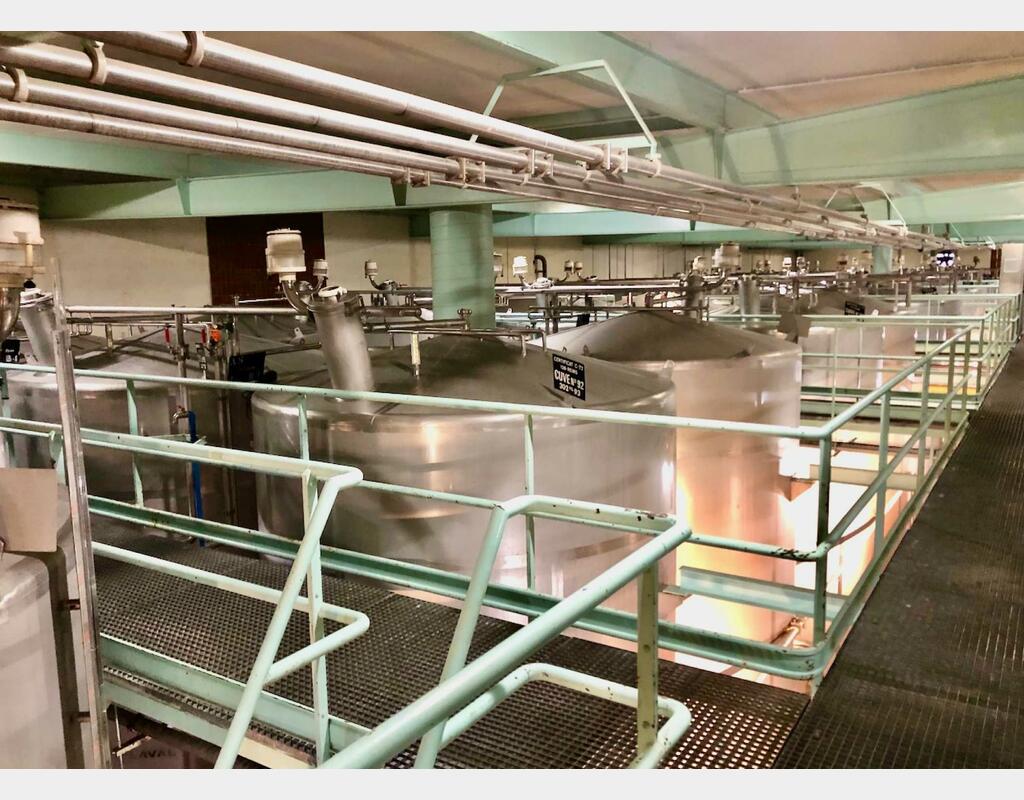 316L stainless steel tank - Vertical cylindrical