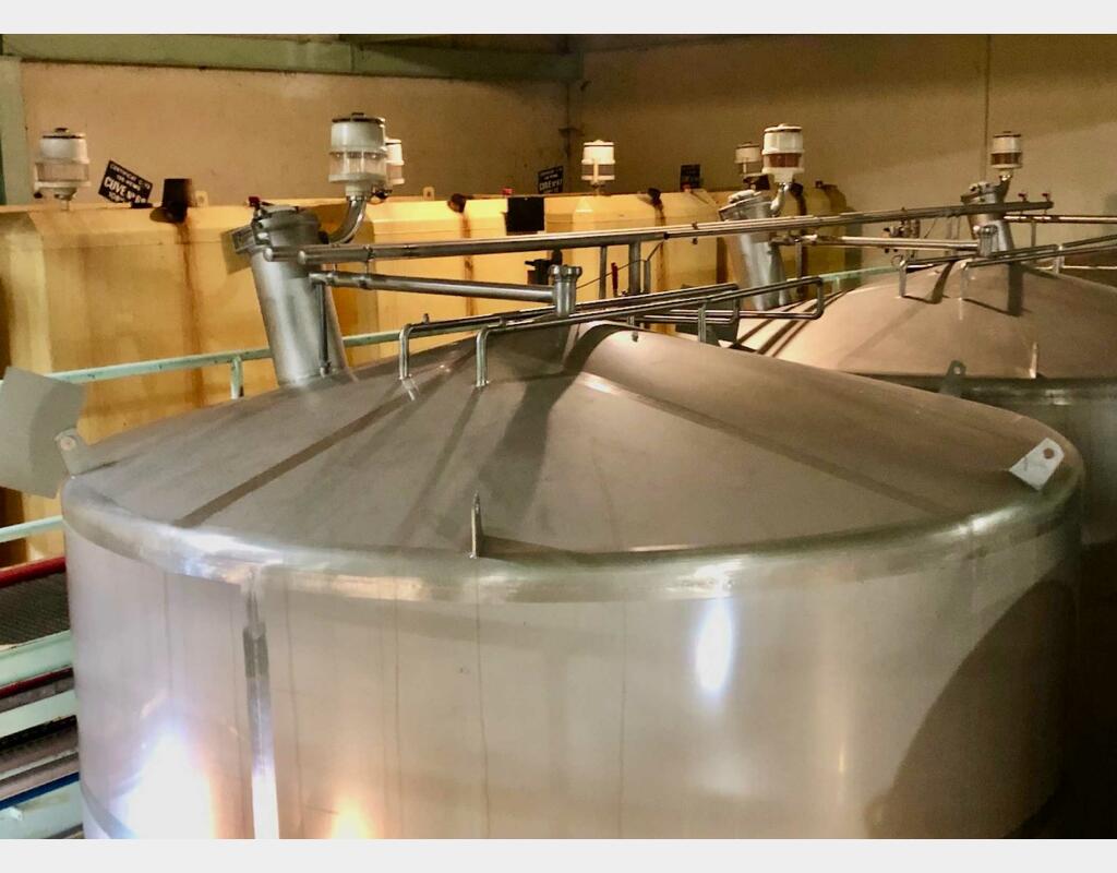 316L stainless steel tank - Vertical cylindrical