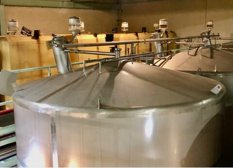 316L stainless steel tank - Vertical cylindrical