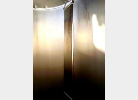 Cuve inox - Thermorégulee - Fond plat avec boitard