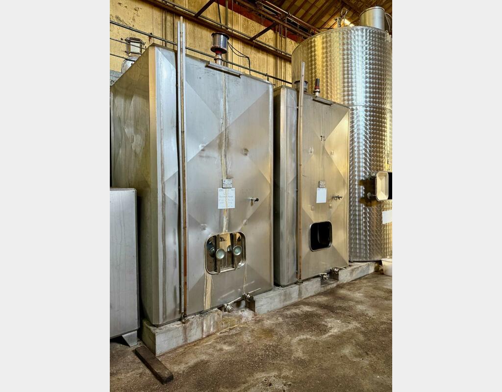 Cuve inox - Rectangulaire - Stockage