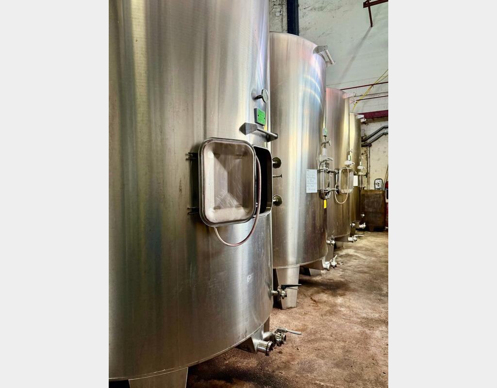 Cuve inox - Fond conique