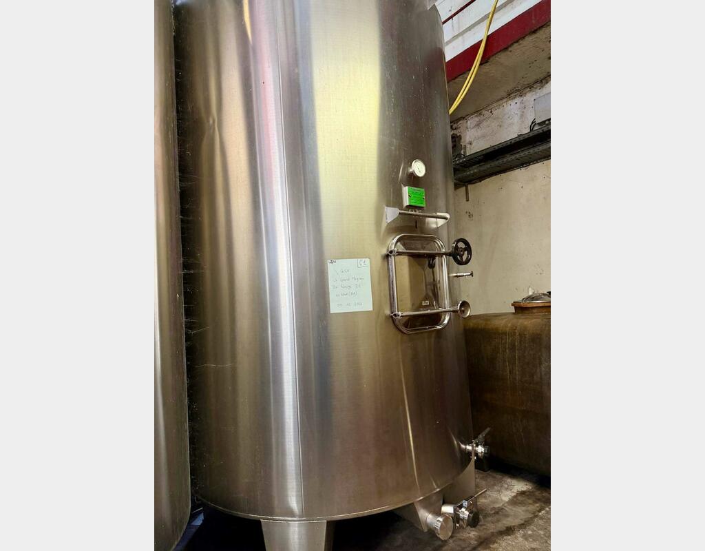 Cuve inox - Fond conique