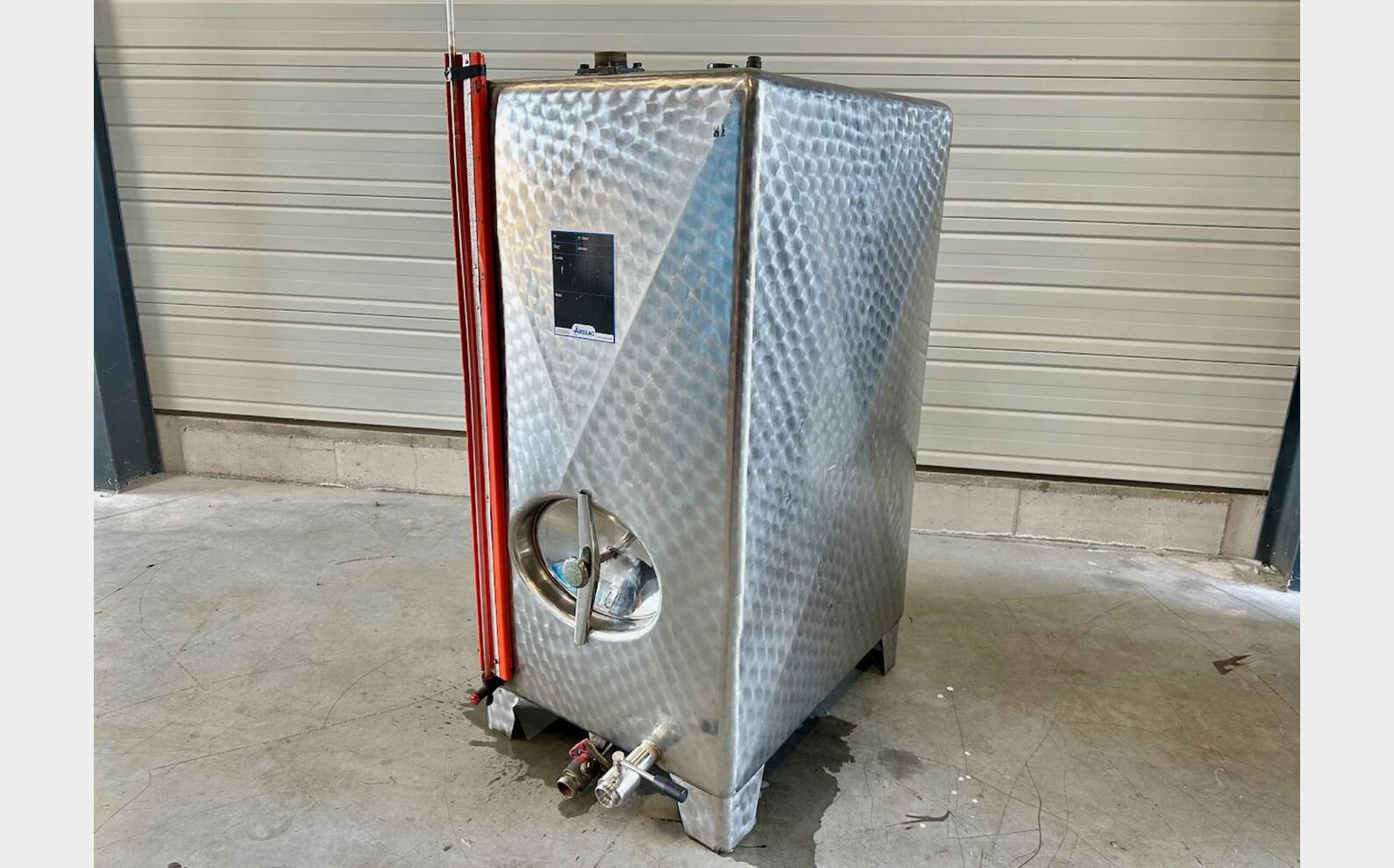 Cuve inox - Rectangulaire 12 HL (1 200 litres)