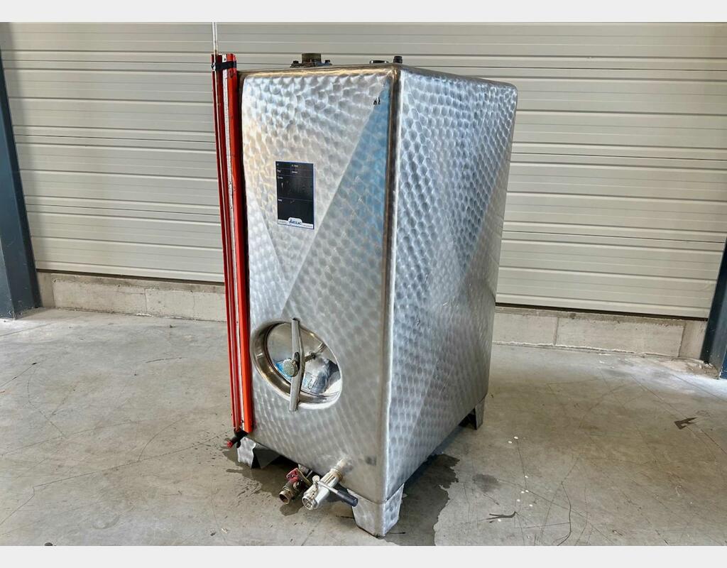 Cuve inox - Rectangulaire 12 HL (1 200 litres)