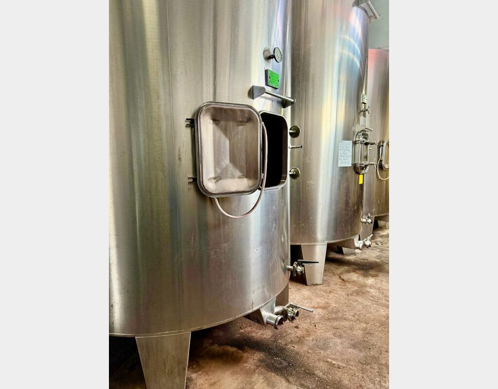 Cuve inox - Fond conique