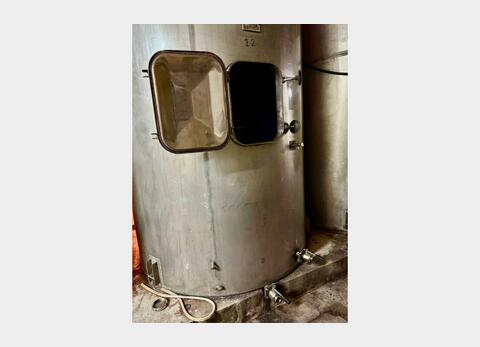 Cuve inox - Fond plat avec boitard 85 HL (8 500 litres) BRAUTHITE