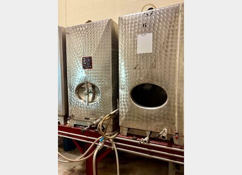 Cuve inox - Rectangulaire 12 HL (1 200 litres)