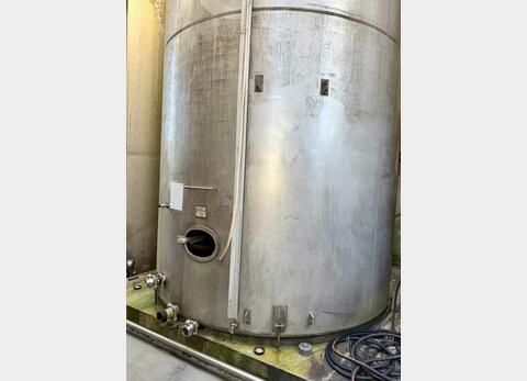 Cuve inox - Fond plat avec boitard - Stockage