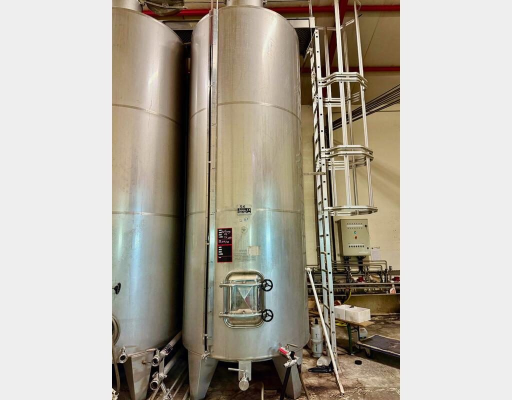 Cuve inox sur pieds - Stockage