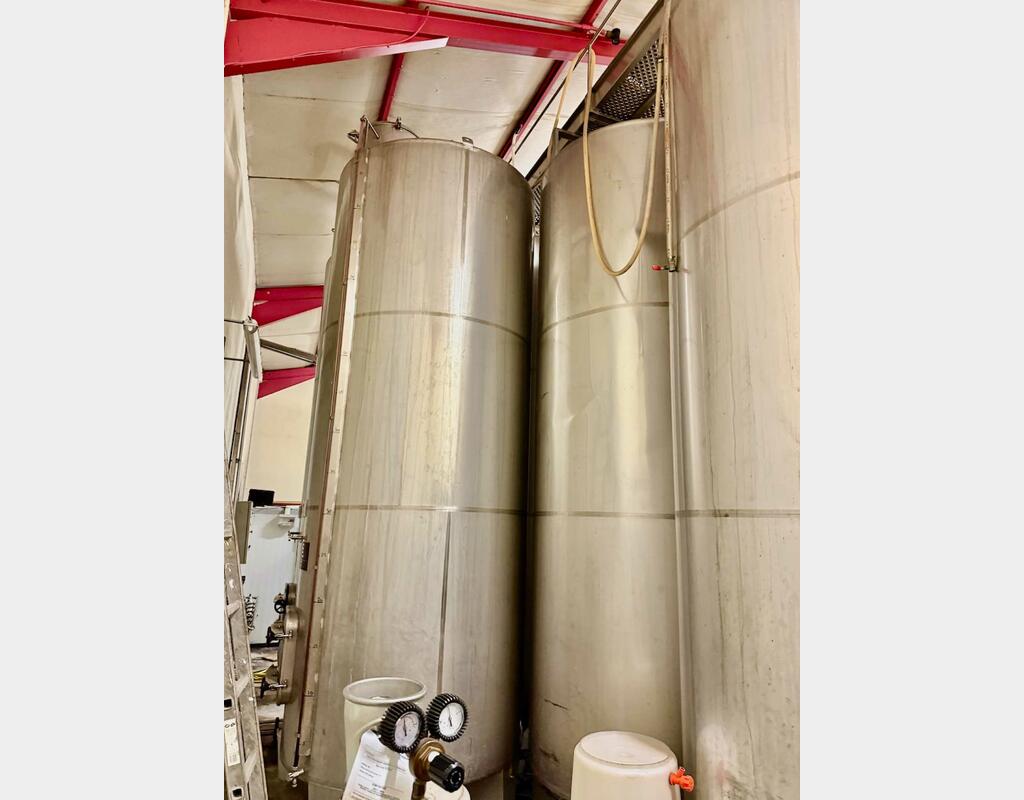 Cuve inox sur pieds - Stockage