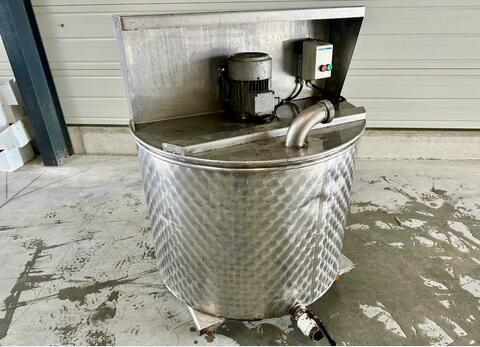 Cuve inox 304 - Agit&eacute;e 500 litres