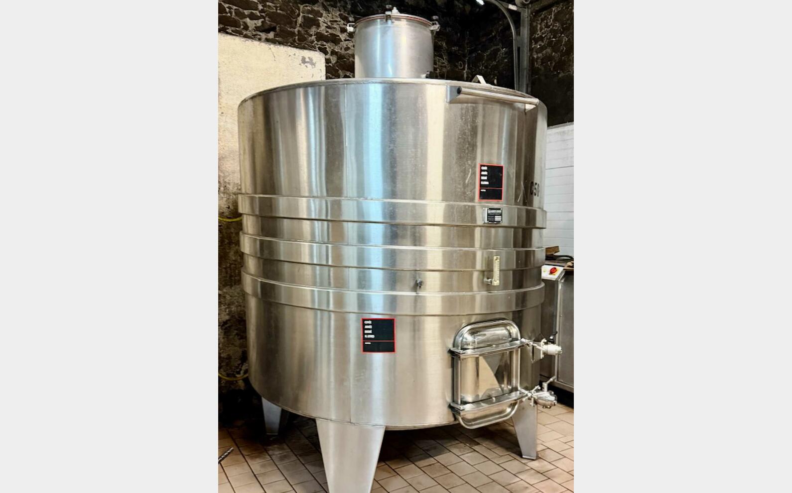 Ss tank - Coil circuit 50 HL (5,000 litres) AGRIFOY