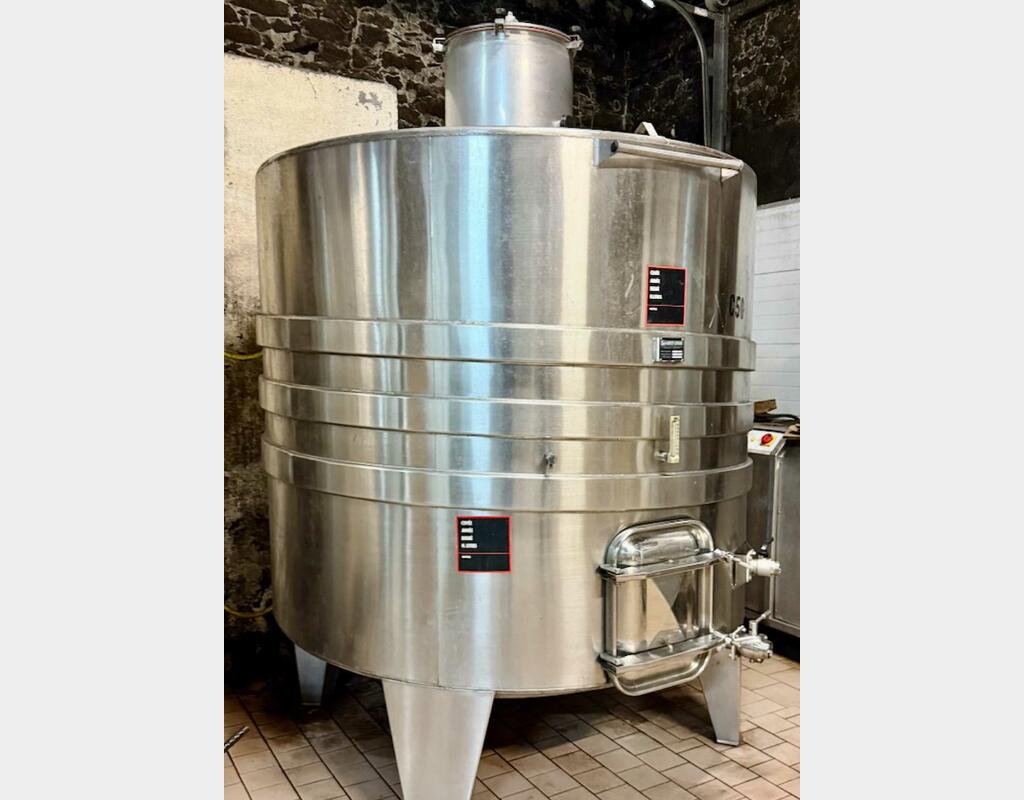 Cuve inox - Circuit serpentin 50 HL (5 000 litres) AGRIFOY