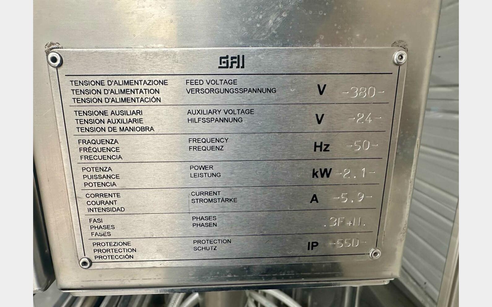 Capsuleuse 4264D 3000 Bt/h GAI
