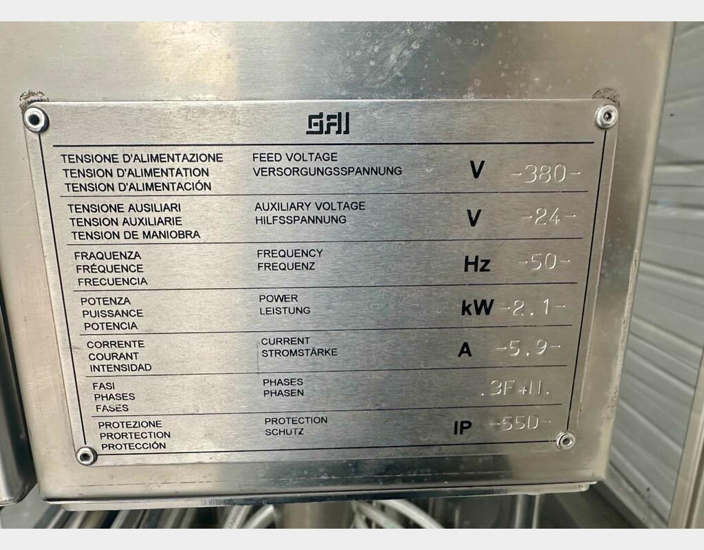 Capping machine type 4264D - For complex and tin capsules