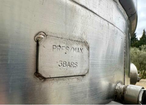304 ss tank - Coil circuit 48 HL (4,800 litres) CTM