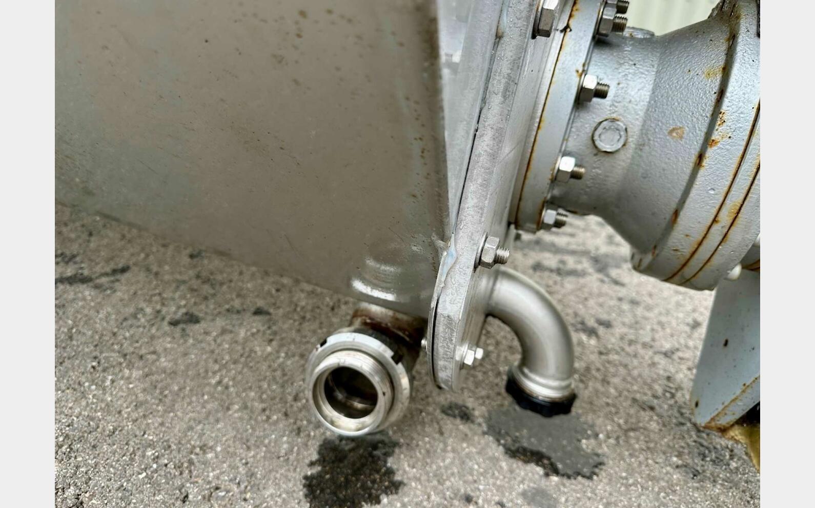 Stainless steel screw + hopper