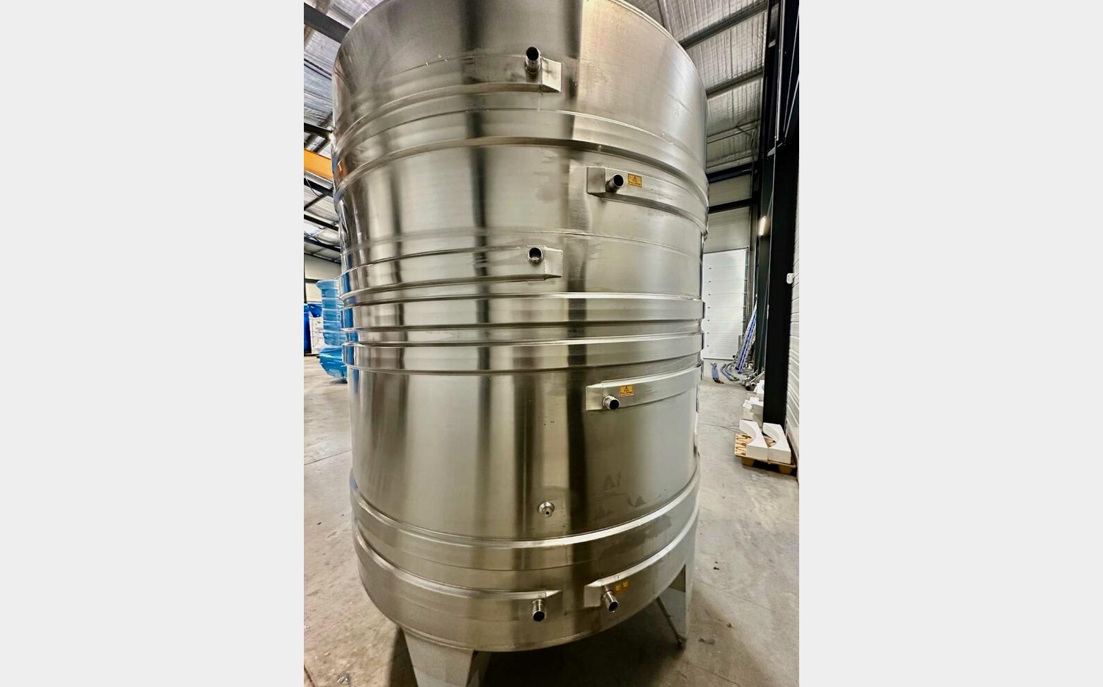 Cuve inox 316L - Circuit serpentin 81.17 HL (8 117 litres) ARSILAC