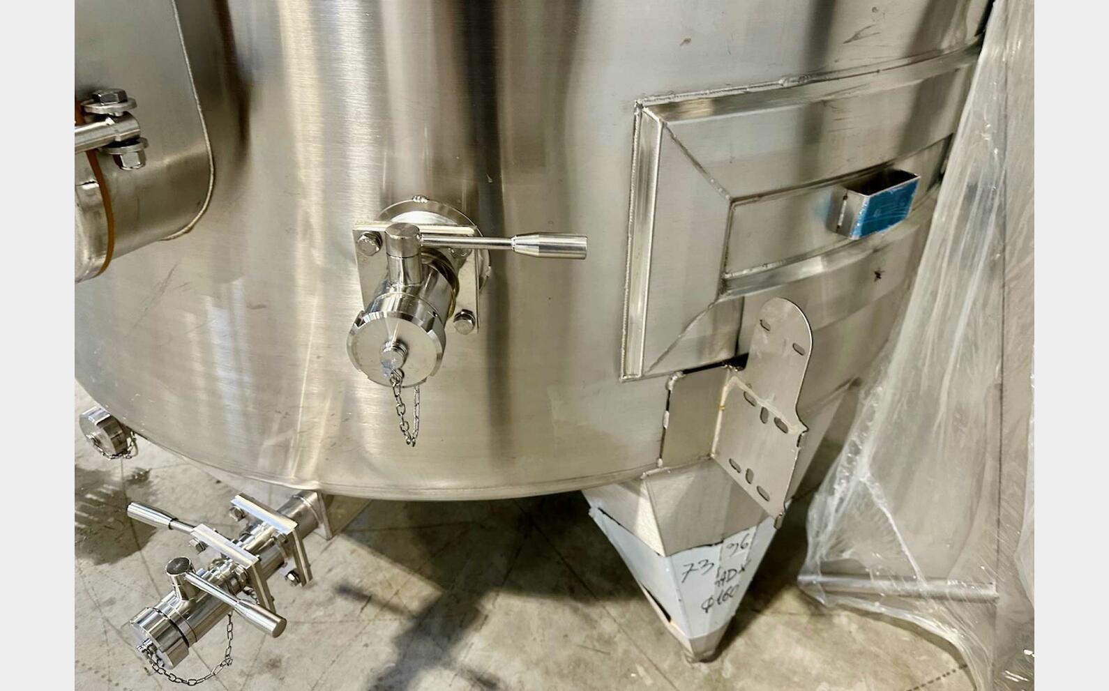 316L ss tank - Coil circuit 48.8 HL (4,880 litres) ARSILAC