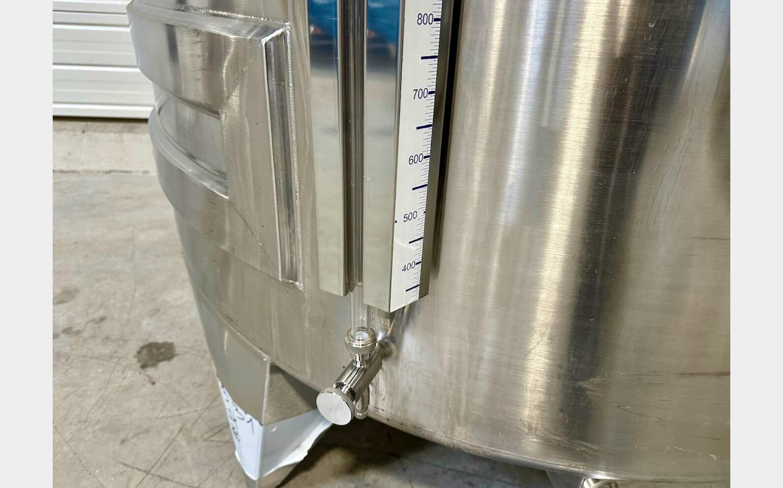 Cuve inox 316L - Circuit serpentin 52.05 HL (5 205 litres) ARSILAC