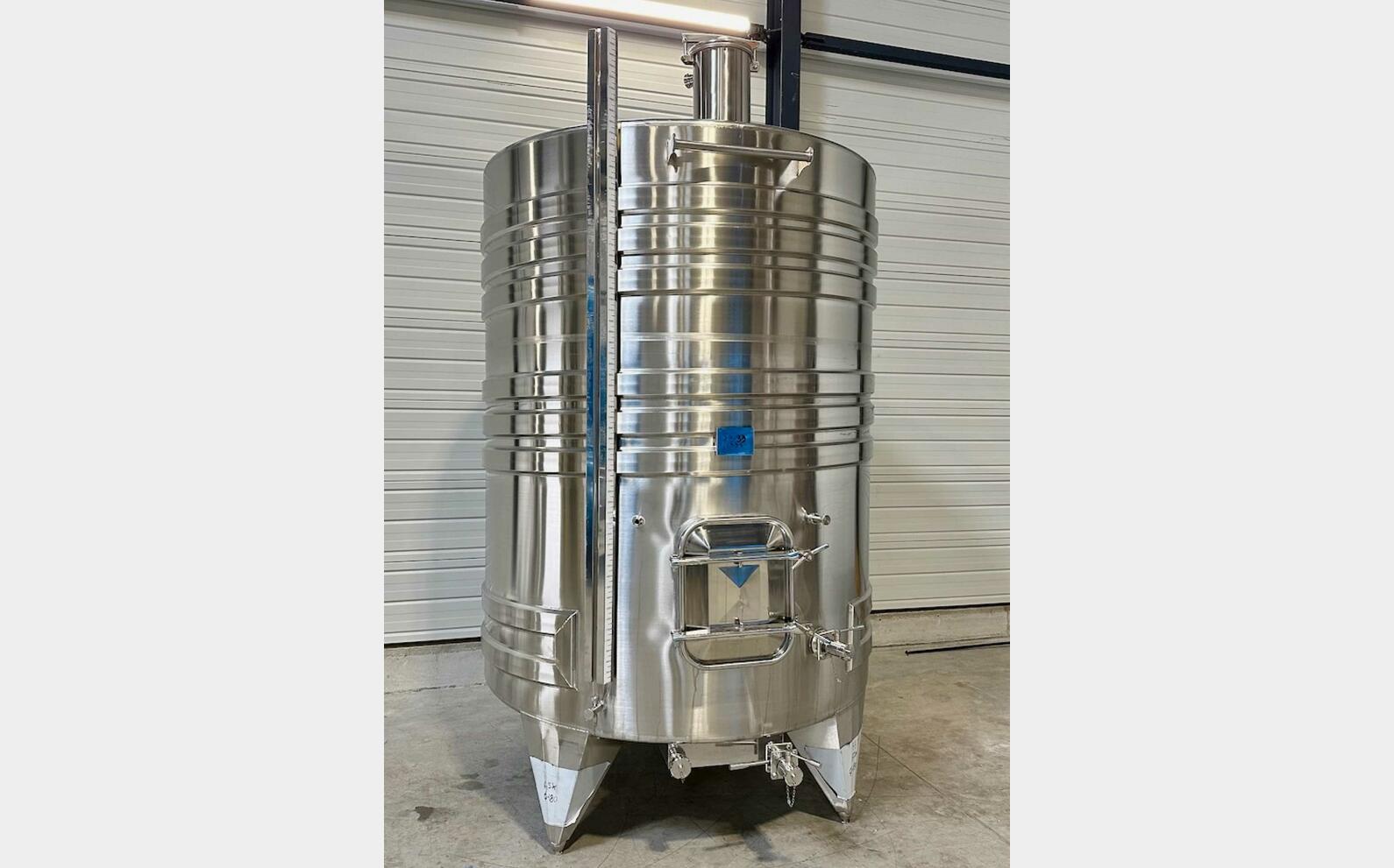 Cuve inox 316L - Circuit serpentin 59.56 HL (5 956 litres) ARSILAC