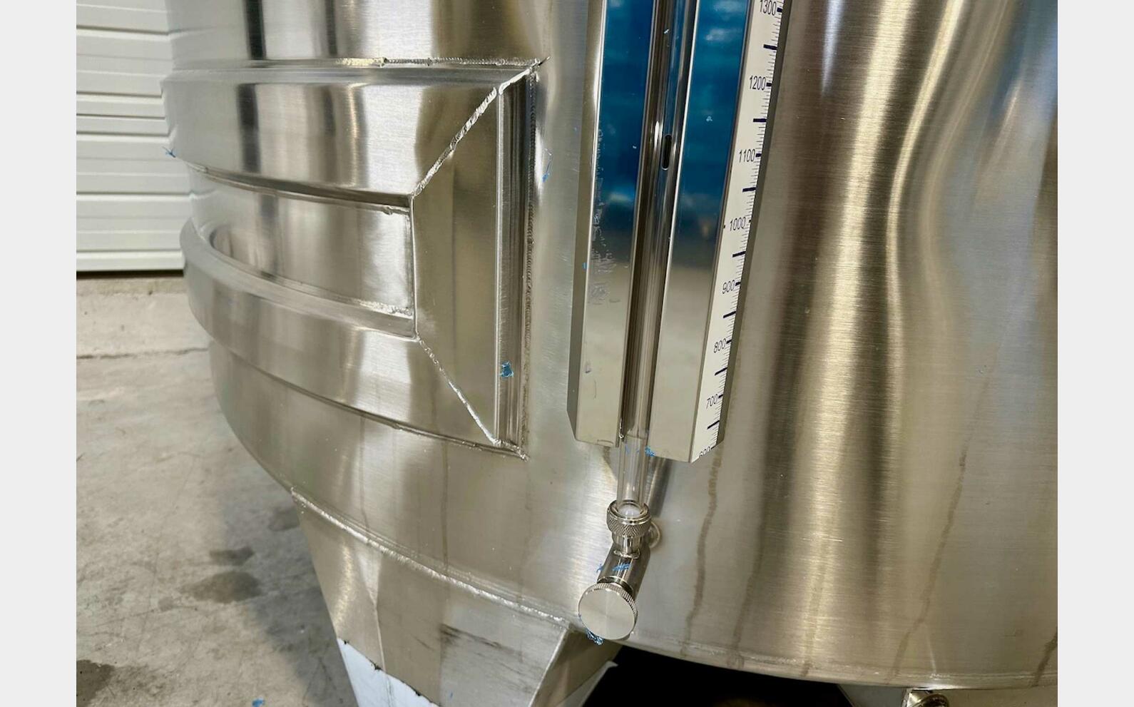 316L ss tank - Coil circuit 59.56 HL (5,956 litres) ARSILAC