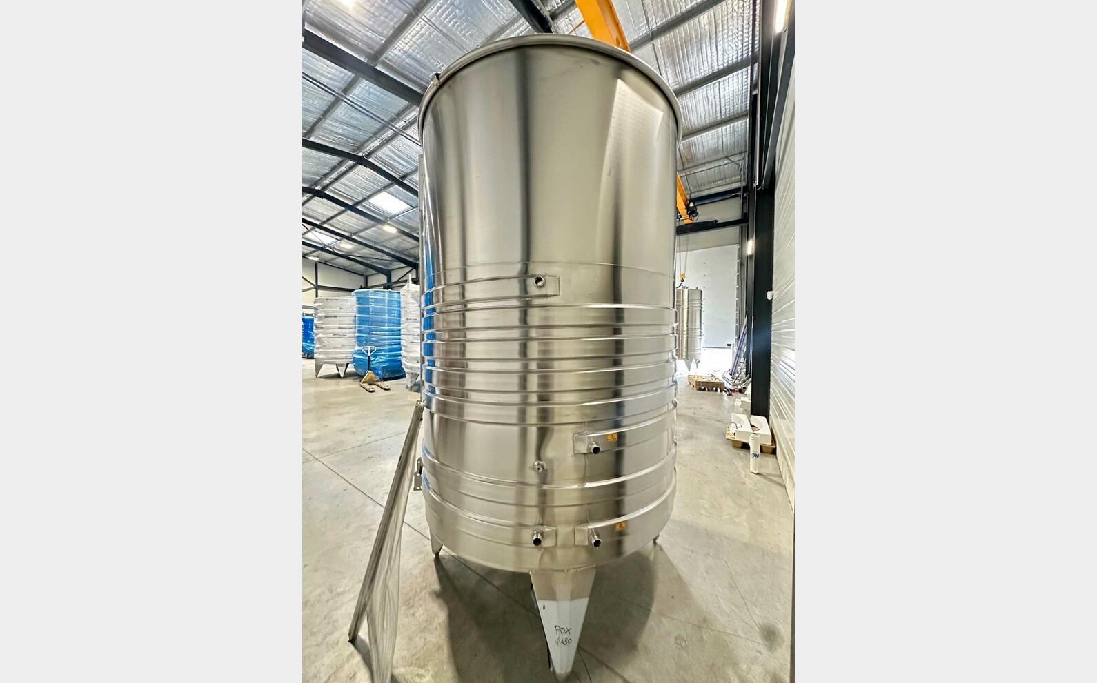 Cuve inox 304 - Circuit serpentin 61.6 HL (6 164 litres) ARSILAC