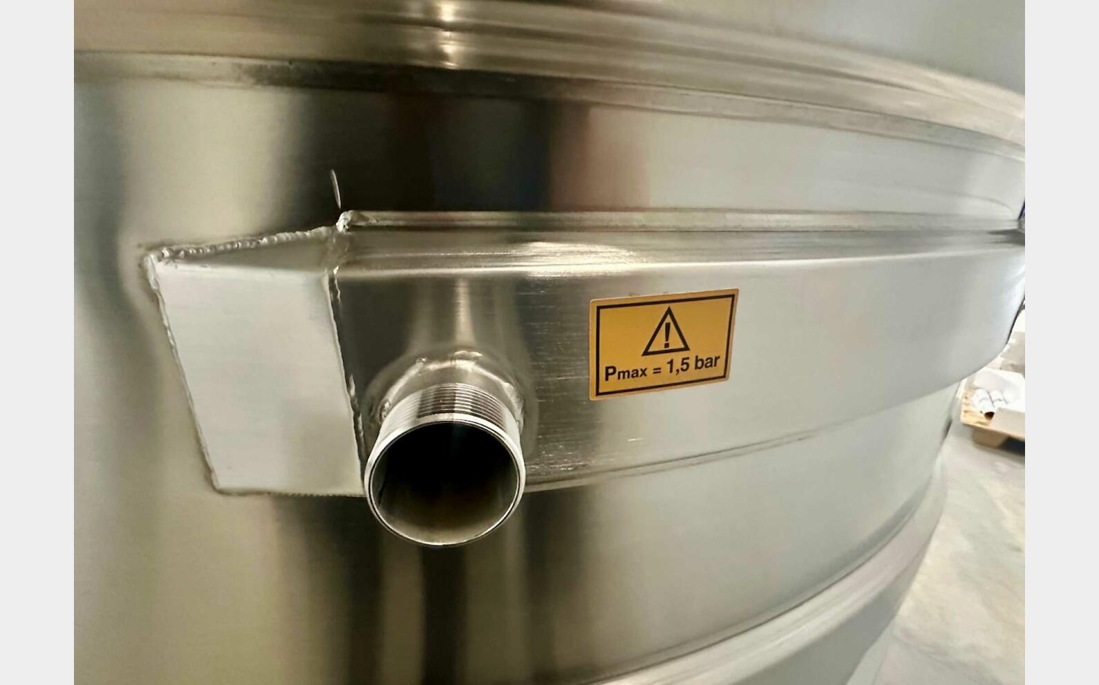 Cuve inox 304 - Circuit serpentin 74.3 HL (7436 litres) ARSILAC