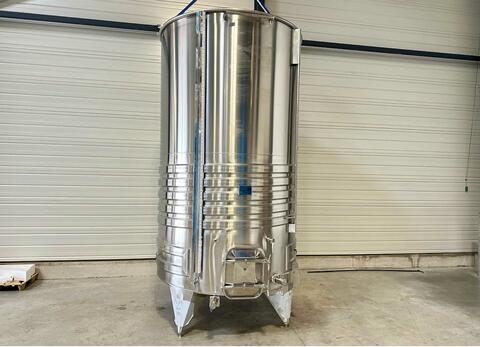304 stainless steel tank - Coil circuit - Flat sloping bottom - Floating cap