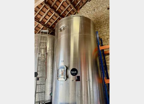 Cuve inox - Fond conique ur pieds 201 HL (20 100 litres) STAI