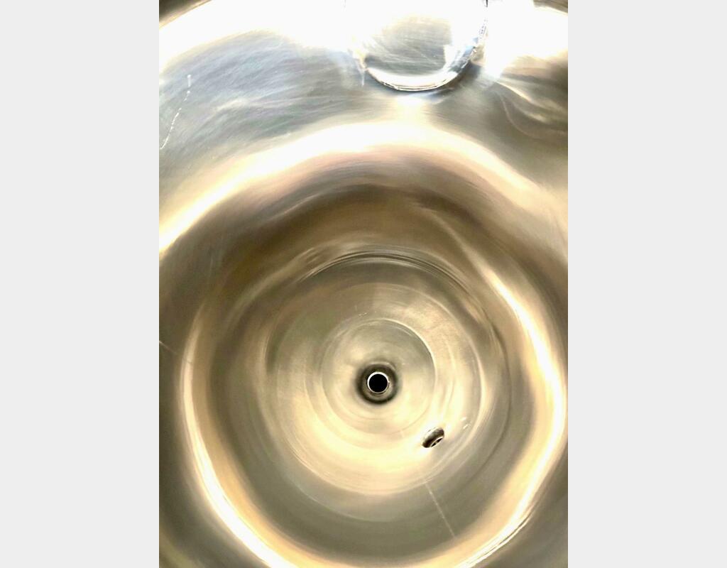 Cuve inox 304 - Cylindro-conique - Fermenteur - Fermée - Sur pieds
