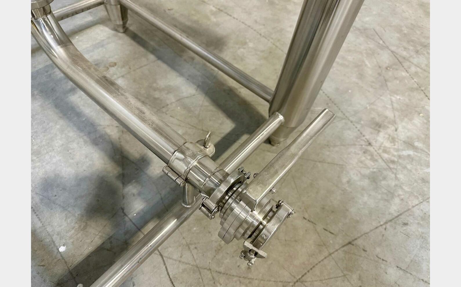 304 ss tank - Cylindro-conical 12,10 HL (1 210 liters) ARSILAC