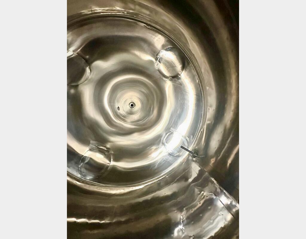 Cuve inox 304 - Cylindro-conique - Fermenteur - Fermée - Sur pieds