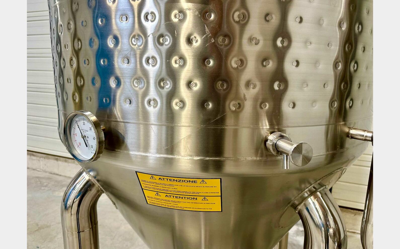 304 ss tank - Fermenter  9.5 HL (950 liters) ARSILAC