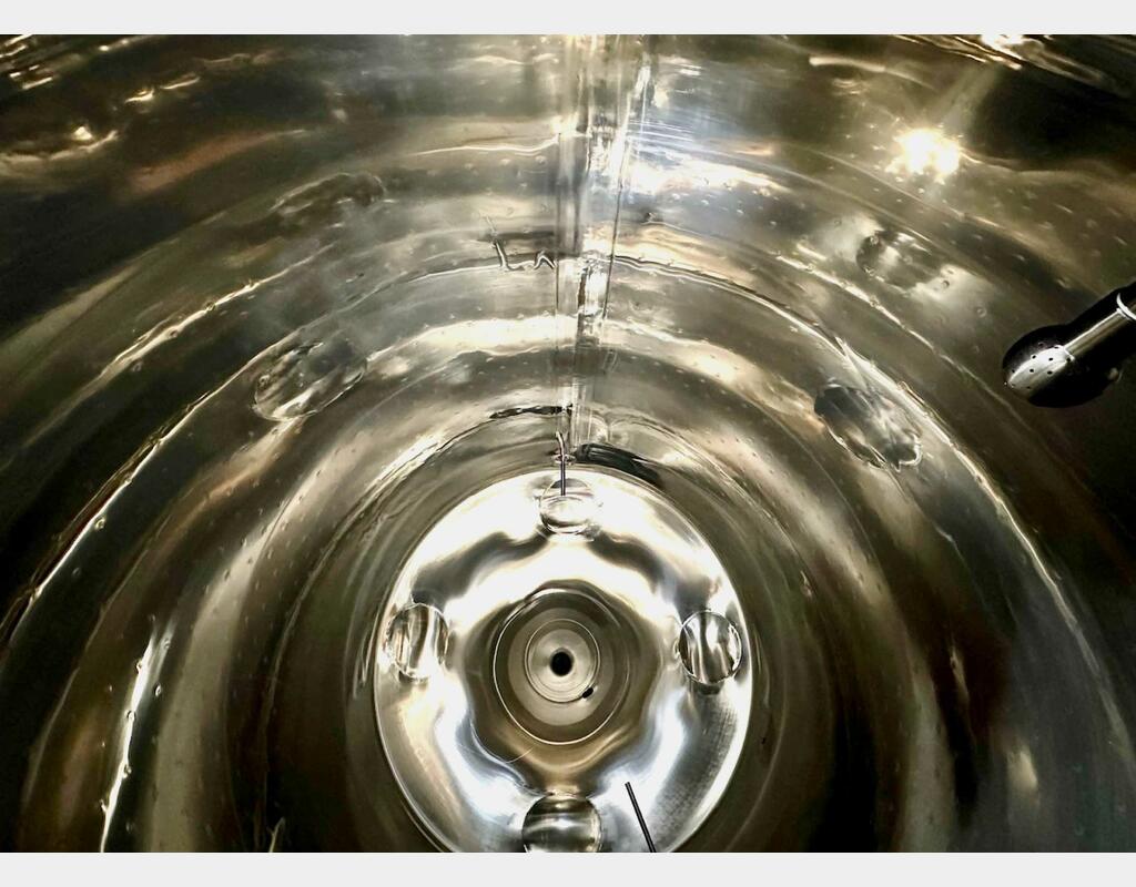Cuve inox 304 - Cylindro-conique - Fermenteur - Fermée - Sur pieds