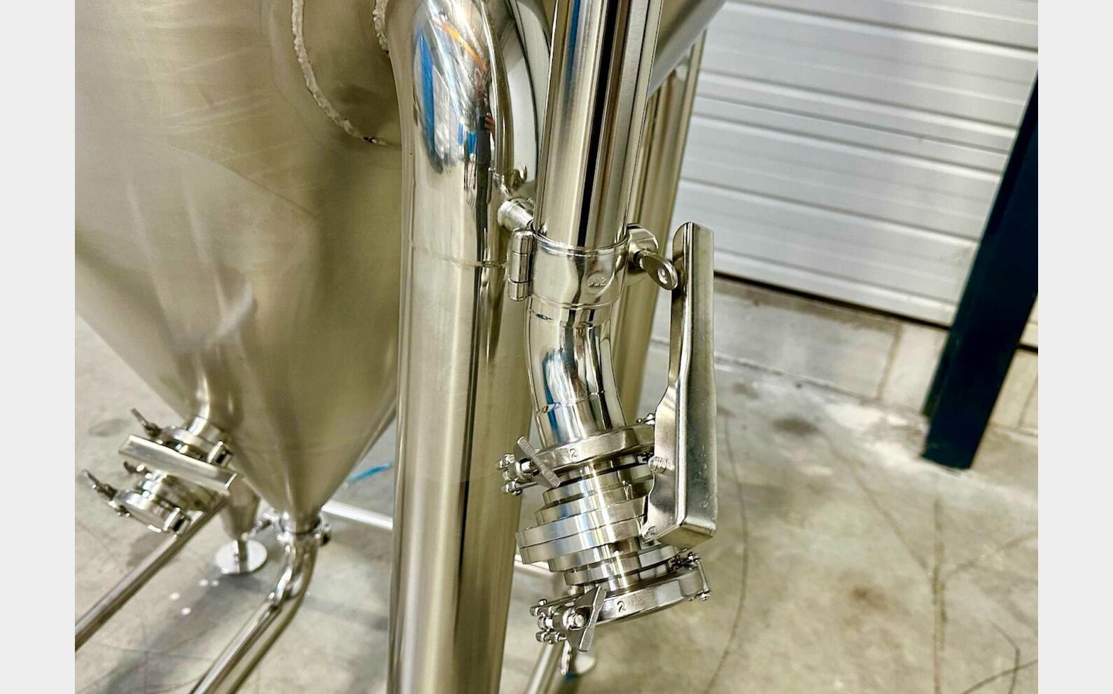 Cuve inox - Cylindro conique 15,20 HL (1 520 litres) ARSILAC