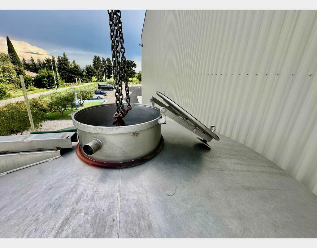 Cuve inox sur pieds - Thermorégulée - Stockage