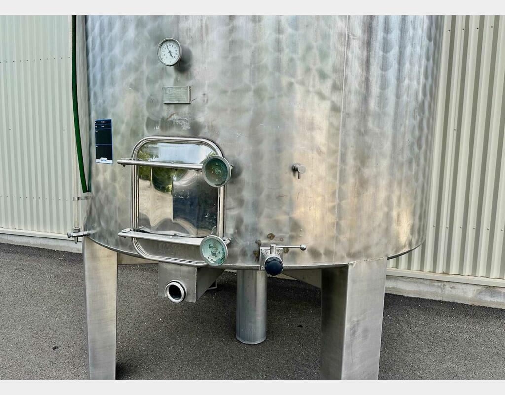 Cuve inox sur pieds - Thermorégulée - Stockage