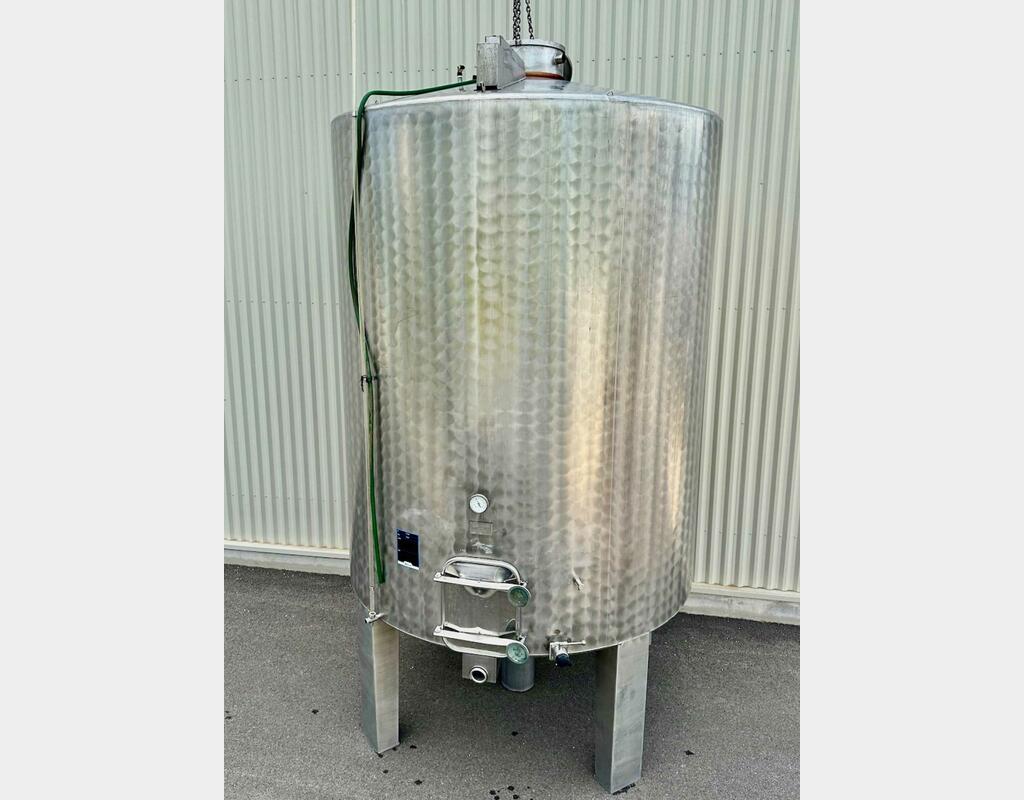 Cuve inox sur pieds - Thermorégulée - Stockage