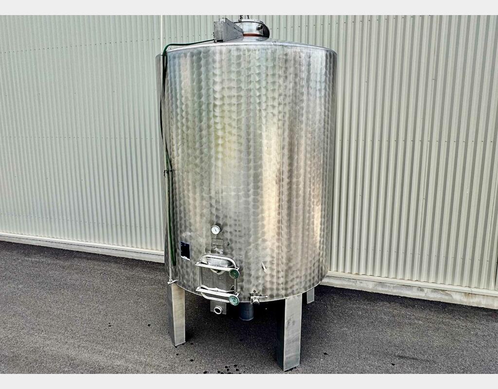 Cuve inox sur pieds - Thermorégulée - Stockage