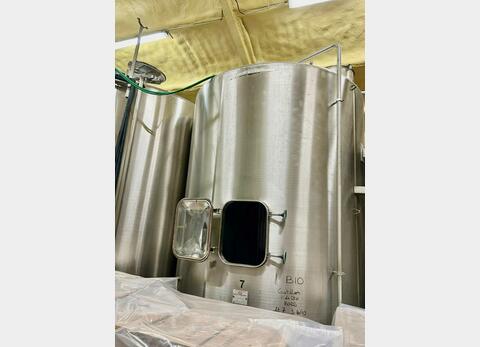Cuve inox fermée - Thermorégulée