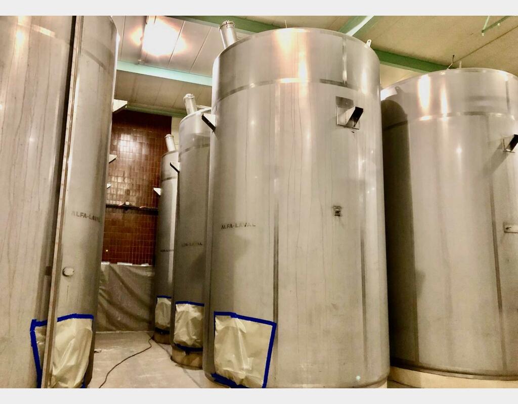 316L stainless steel tank - Vertical cylindrical