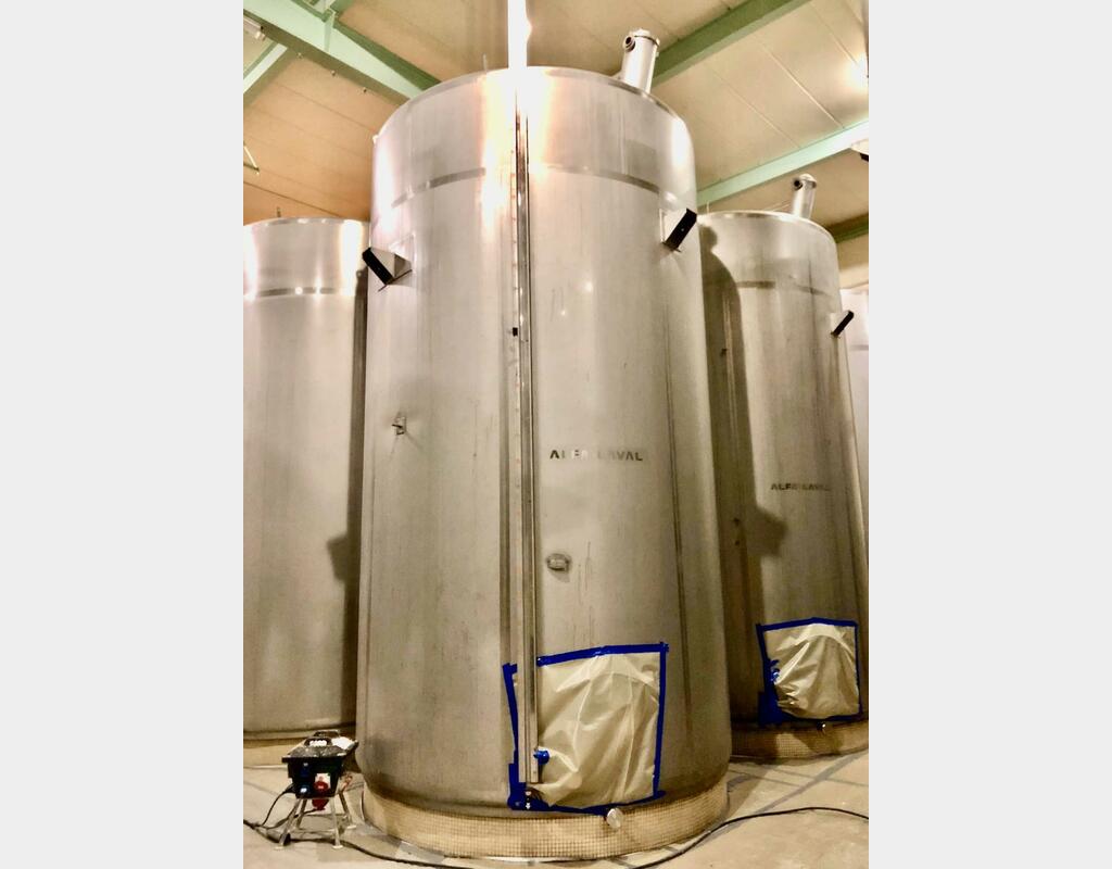 316L stainless steel tank - Vertical cylindrical