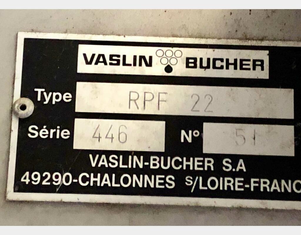 Pressoir RPF 22 avec RA