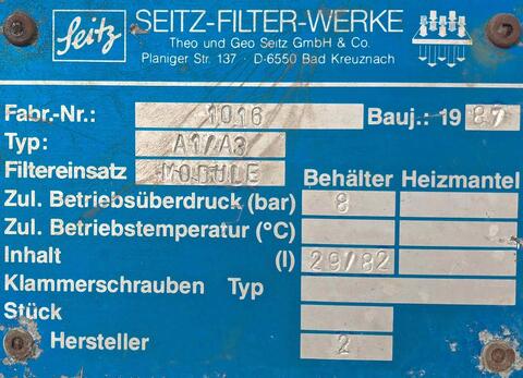 Palette de filtration PU0118
